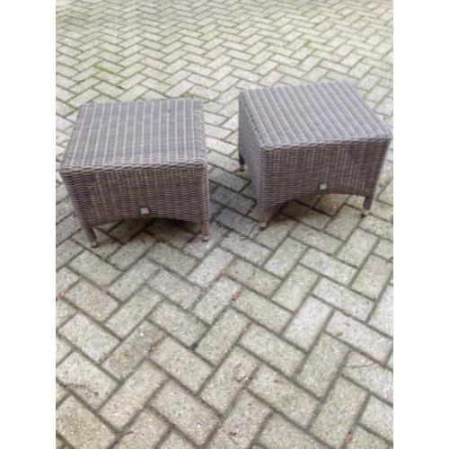 2 hockers, footstool, voetenbankjes, Grijs RUILEN