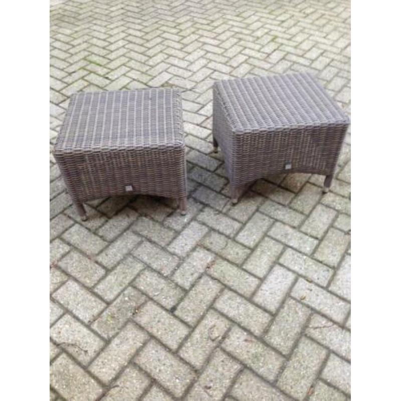 2 hockers, footstool, voetenbankjes, Grijs RUILEN