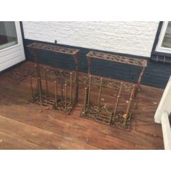 Esschert laarzenrek design gietijzer 2 stuks