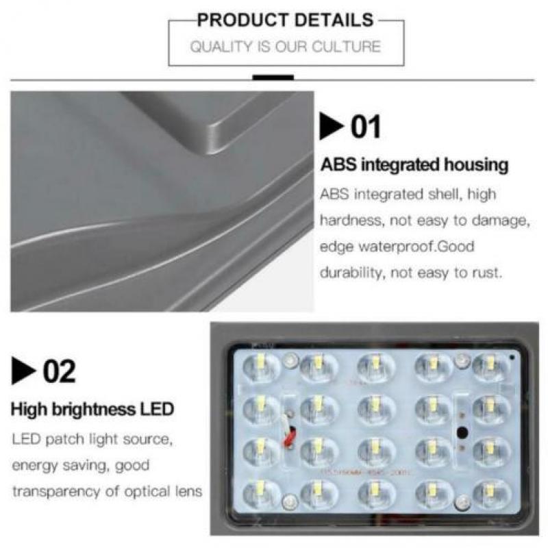 60W LED solar staat lamp