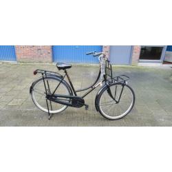 Omafiets opoefiets met bagagedrager compleet ZGAN