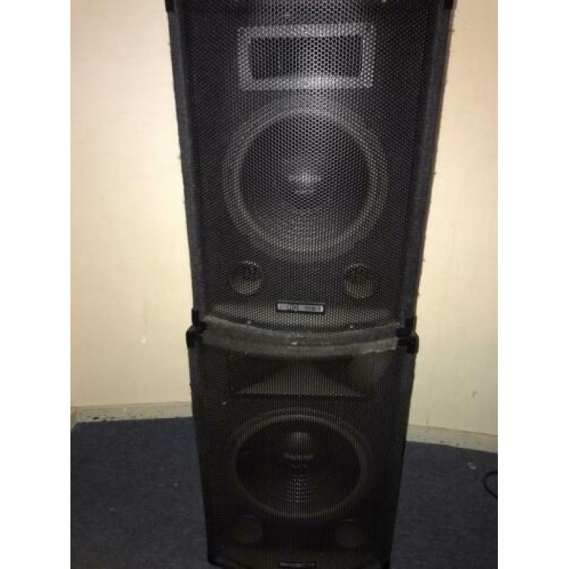 Professionele HQ Power boxen. 400 & 500watt