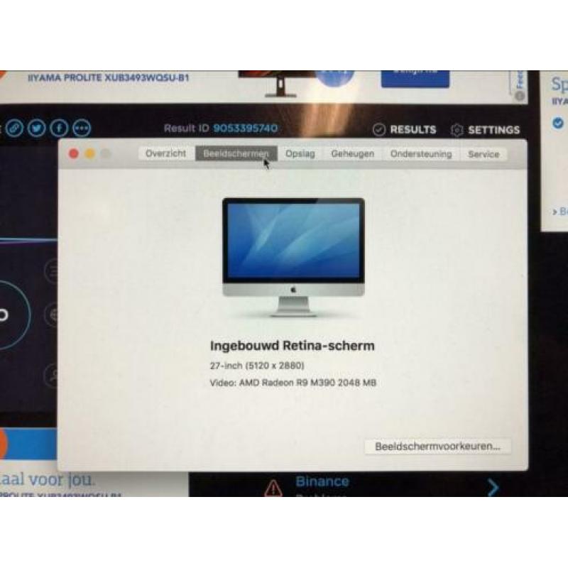 iMac 27 inch 5k retina late 2015; 1TB 16GB Ram
