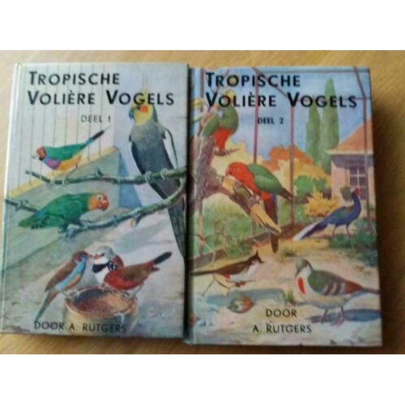 Tropische Voliere Vogels 2 delig- A. Rutgers