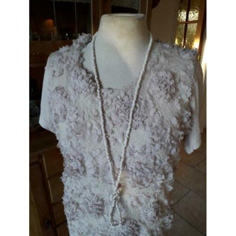ROZEN TOP TOPPER L Roberto sarto bloemen 42 44