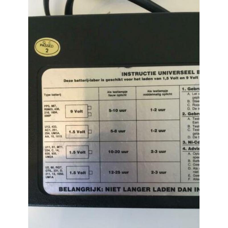 A335 Oplader Universal NicD Batterijoplader