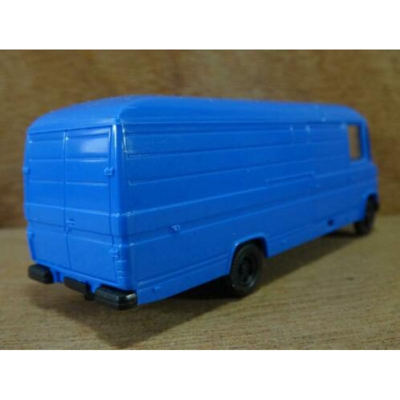 HERPA 1:87, MB 508D Extra lang, Blauw, Zie Foto`s