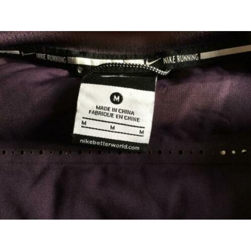 Nike running bodywarmer Aeroloft ~bordeaux rood ~mt. M