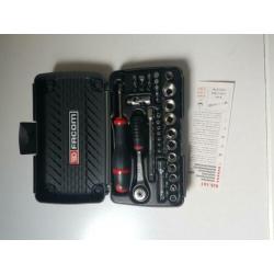 Facom compacte 1/4" doppenset 6-kant 5,5 - 14mm