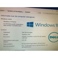 Dell Optiplex 3020: i3, 500GB, 4GB en Philips 220BW monitor