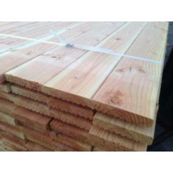 Douglas overkapping maken palen / balken / planken