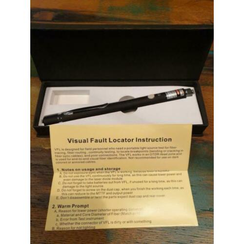 Visual fault locator 10mw / Laserpen / Glasvezel