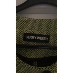 ZGAN Gerry Weber colbert jasje maat 46; appeltjes groen