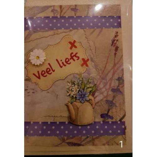 Handgemaakte kaarten..