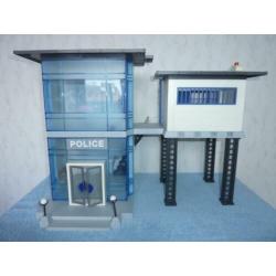 playmobil politiebureau motor quad en veel agenten