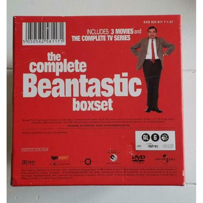 Mr. Bean collectie 6 Dvd's + 1 bonus DVD