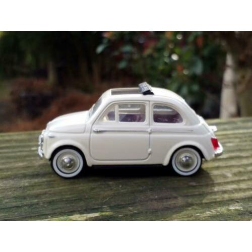 Fiat 500 1/43 Solido wit