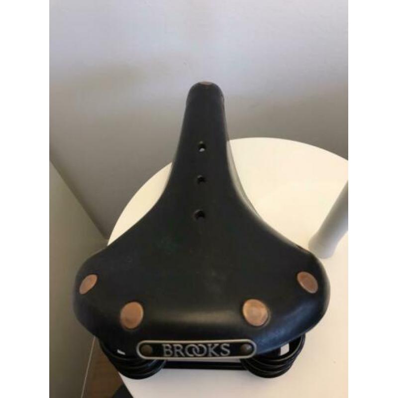 Brooks zadel B396 met koperkleurige klink nagels