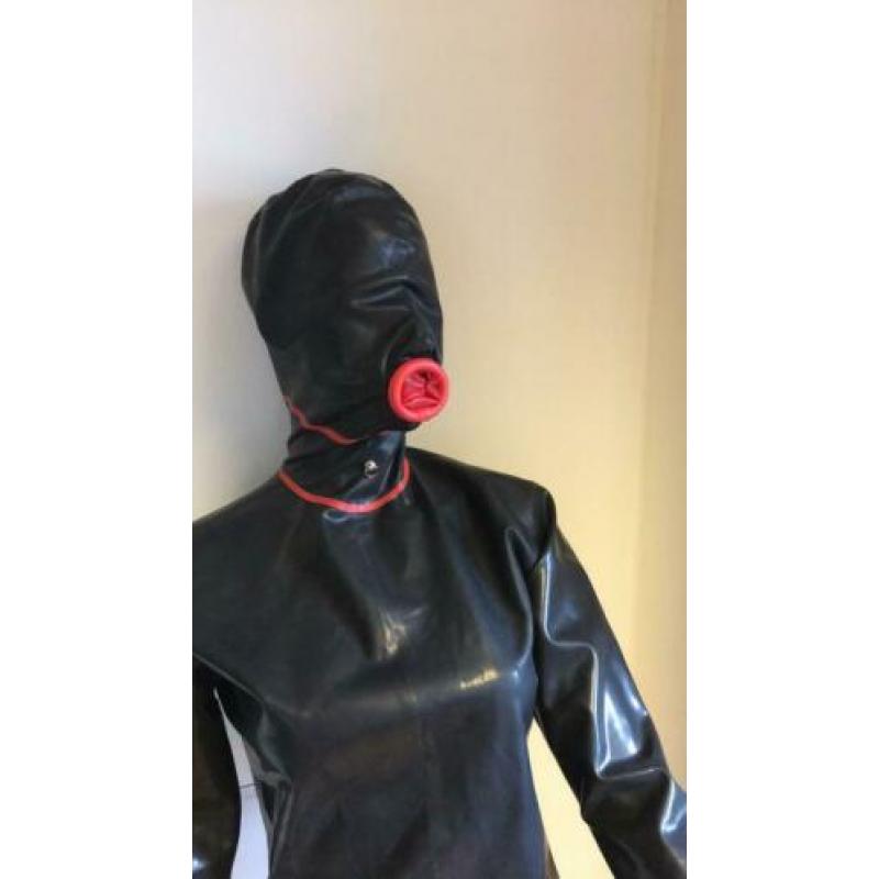 Latex catsuit full body