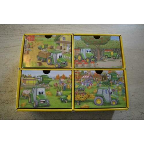 Set van 4 John Deere puzzels