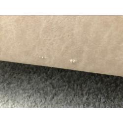 Boxspring binnenvering - 90x200 - leer - beige