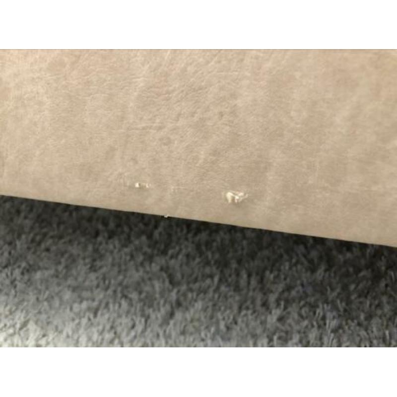 Boxspring binnenvering - 90x200 - leer - beige