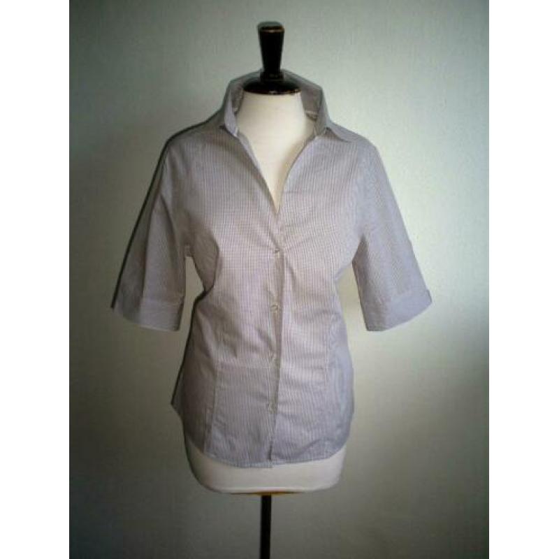NIEUW !!! beige geruite STANFIELD blouse mt. XL mooi model