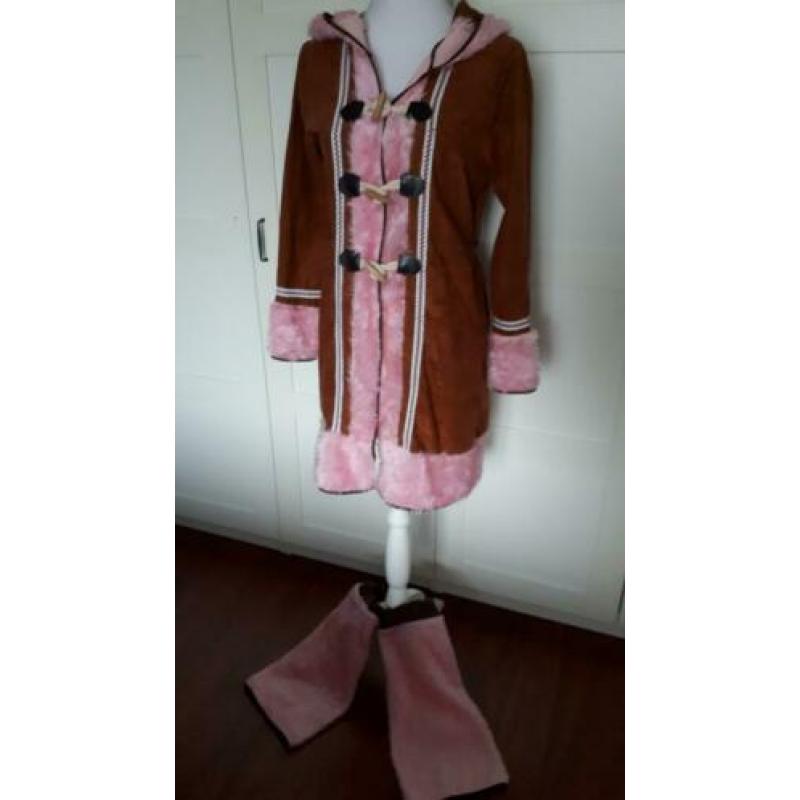 CARNAVAL Eskimo jurk L met beenwarmers en meer feestkleding