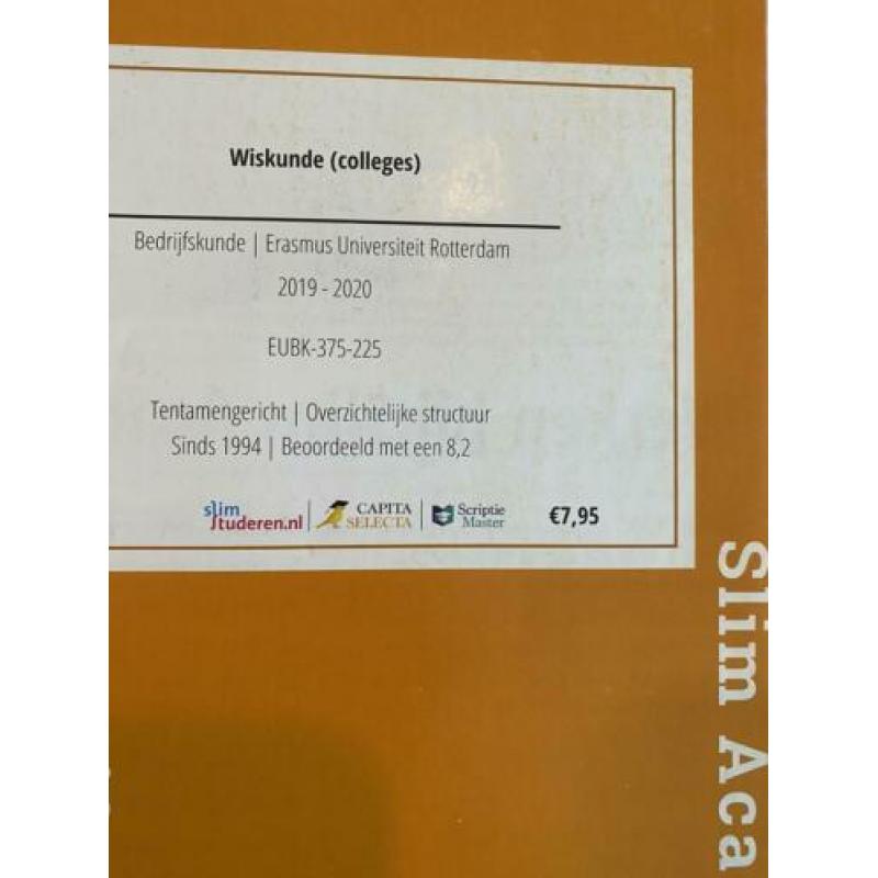 Essential Mathematics isbn 9781118358290; Bedrijfskunde