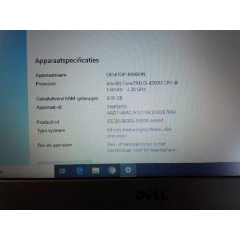 Dell Latitude i5 4de gen 8GB Ram Win10 Nieuw Accu Nette Stat