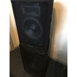 Professionele HQ Power boxen. 400 & 500watt