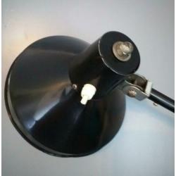 Vintage industriéle 3 armige italiaanse AB machine lamp