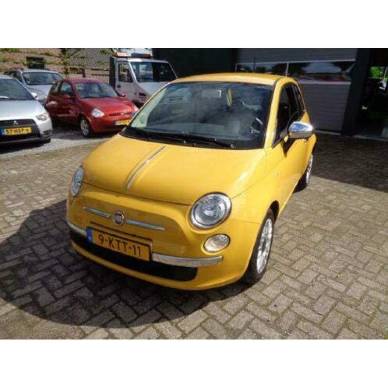 Fiat 500 TwinAir 65 Easy Airco, sportvelgen (bj 2013)