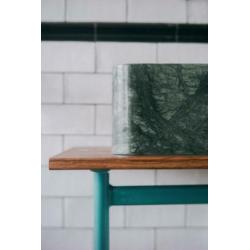 Wasbak - marmer donker groen