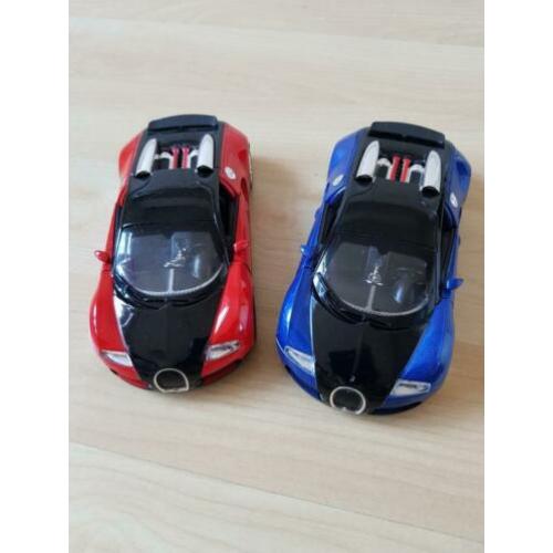 Mooi gedetailleerde model van de bugatti veyron 1:36