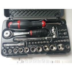 Facom compacte 1/4" doppenset 6-kant 5,5 - 14mm
