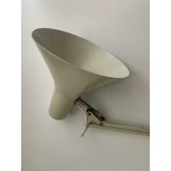 Vintage industriele Philips Architecten wand buro lamp 60s