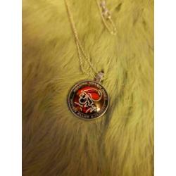 Sterling Zilveren 925/1000 Ajax Logo Ketting