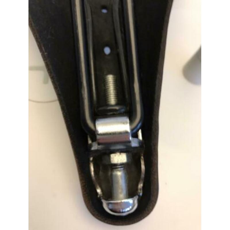 Brooks zadel B396 met koperkleurige klink nagels