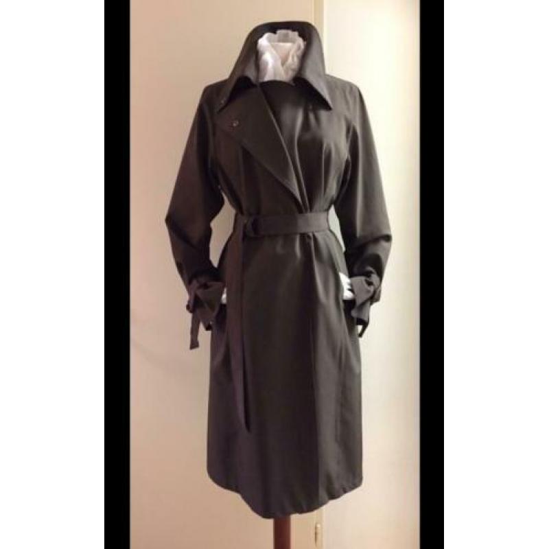 MaxMara Max Mara 38 gabardine trenchcoat mantel jas bruin