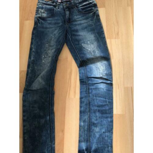 Blauwe Blue Rebel jongensspijkerbroek mt 140