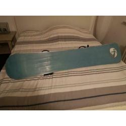 Snowboard incl tas en helm incl bril