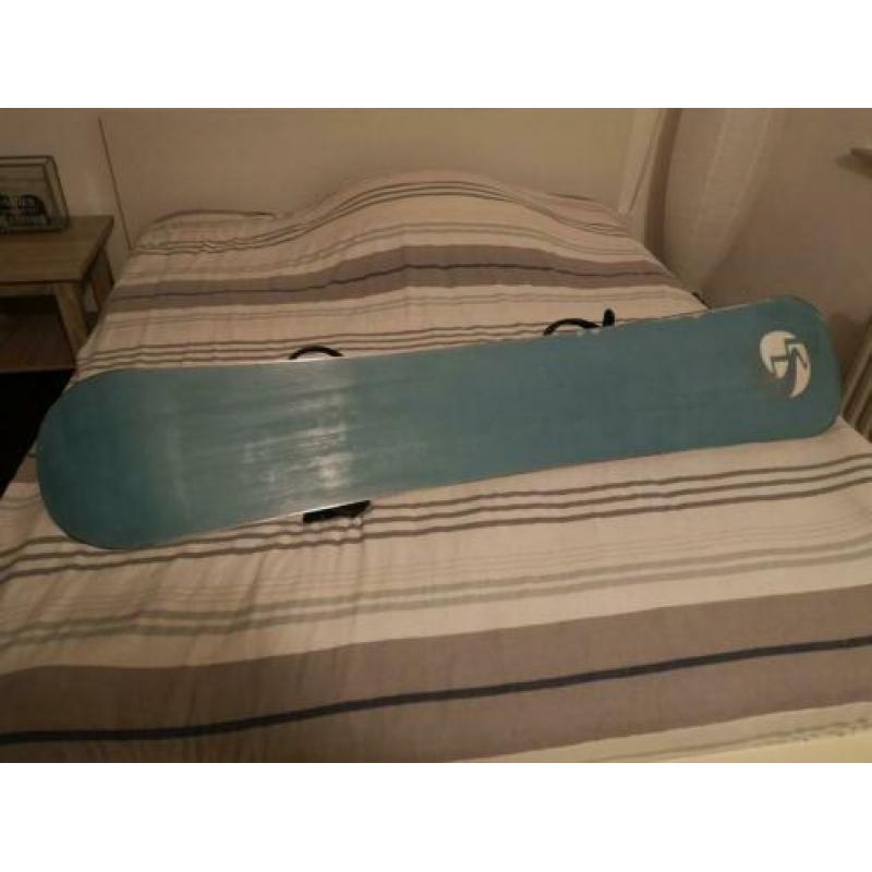 Snowboard incl tas en helm incl bril
