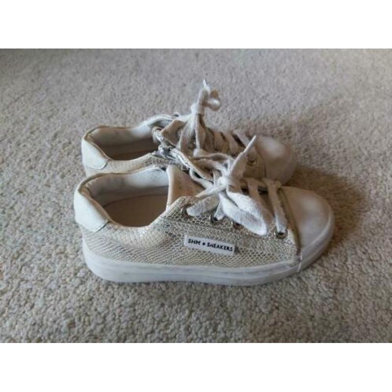 Shoesme leren sneakers met slangenprint maat 27