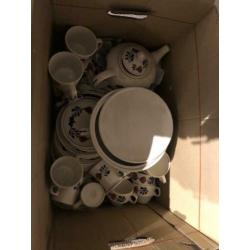 Servies van boerenbont compleet!!