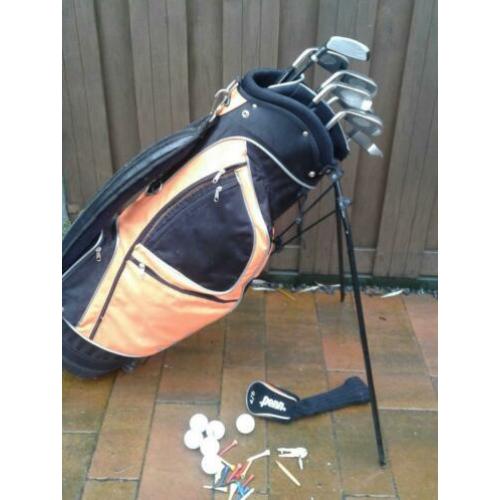 Golfset graphite regular flex zo goed als nieuw en extra's