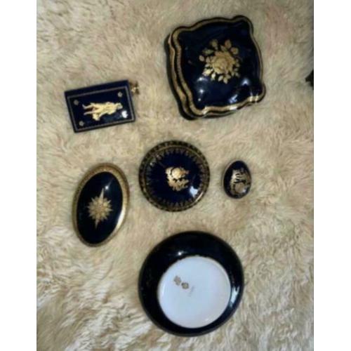 6 schaaltjes Limoges