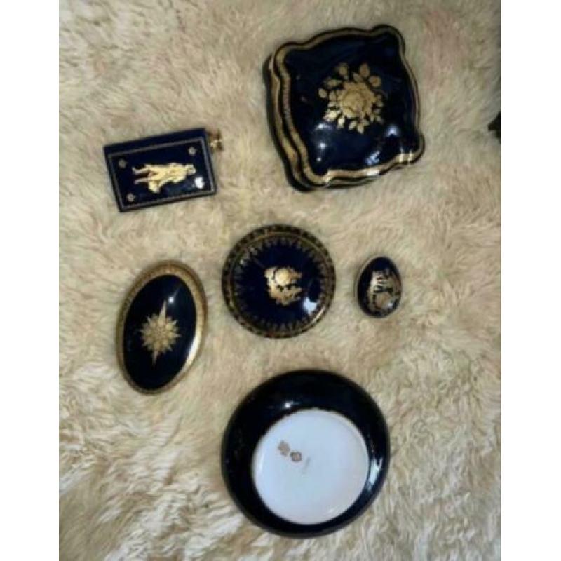 6 schaaltjes Limoges