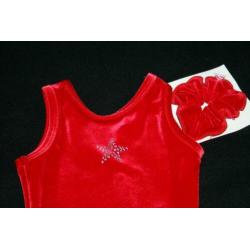 Nieuw Alpha Factor turnpakje mt Child Small (=110) rood-ster