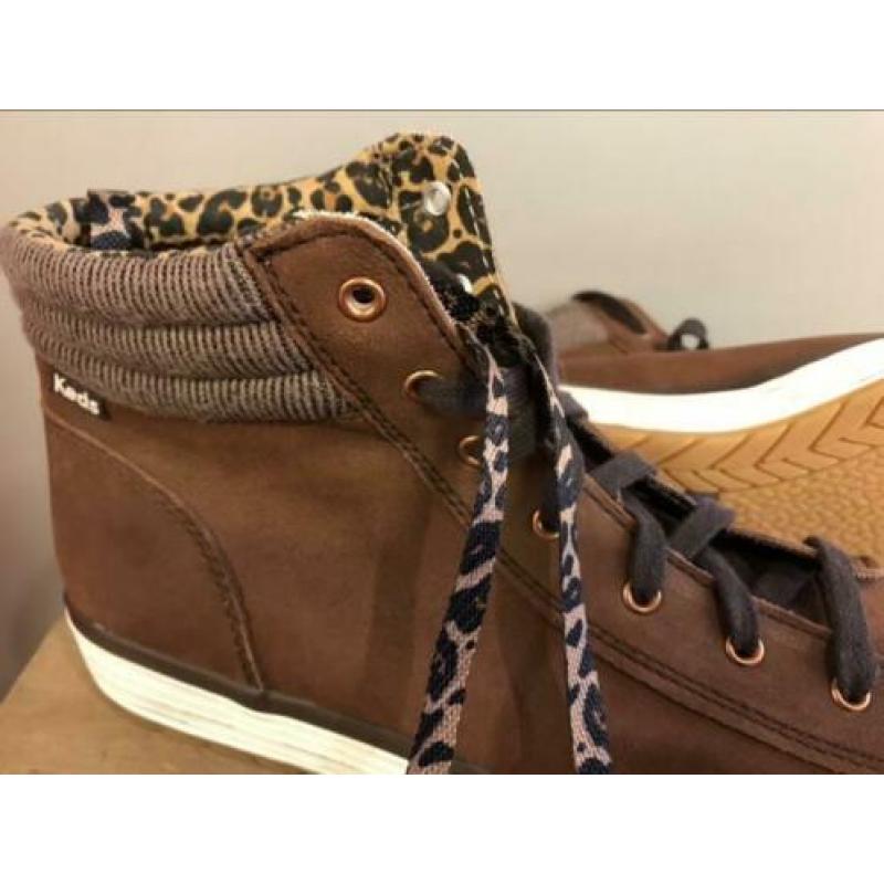Keds hi rise vintage brown maat 38